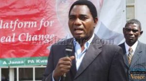 UPND president Hakainde Hichilema Speaking on May 18th LuakaVoice.com
