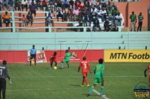 COSAFA Jul 13 - Malawi ( Blue) v. Zimbabwe (RED) at Nkoloma Stadium - Lusakavoice.com