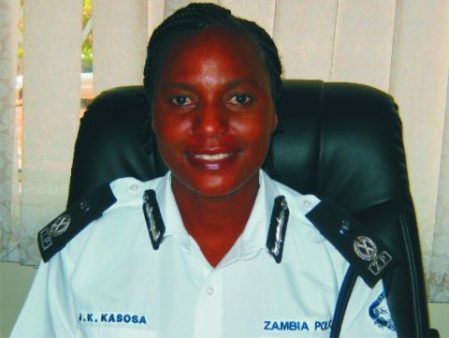 Lusaka police commissioner Joyce Kasosa - Picture by Joseph Mwenda