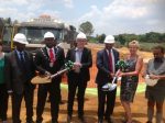 Mukuba mall ground breaking ceremony- Kitwe 20.11.13. The FDI investment to be completed in 2015 as second largest in the Country after the Manda Hill mall