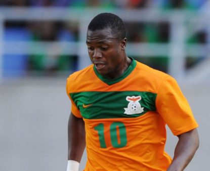 Top Zambian striker Bornwell Mwape