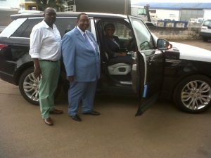 My Son, Me and My Wife (inside trying her gift) -GBM