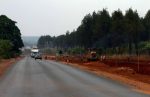 Roadworks on the Copperbelt