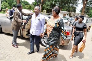 Sata with Dr Kaseba at Lusaka Trust Hospital visiting Dr Kenneth David Kaunda.3
