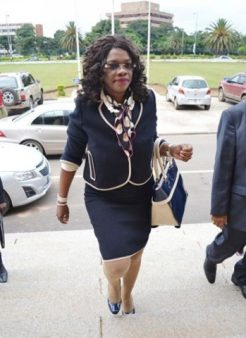 Tourism and Arts Minister Sylvia Masebo