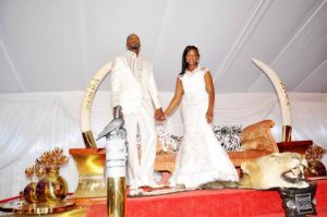 wedding ceremony of Bona Mugabe and her husband Simba at their residence in Harare, Zimbabwe on March 1,2014 -Picture by THOMAS NSAMA