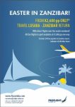 Proflight - Zanzibar this Easter direct from Lusaka