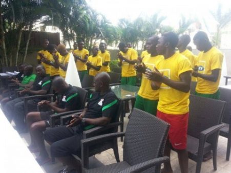 ZAMBIA UNDER TWENTY STARTING LINE UP AGAINST MOZAMBIQUE.