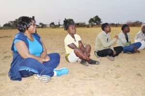 Dr Kaseba during the Teachers/Community Leaders/Pupils Mentorship Training Camp at Chinsali Girls Secondary School.