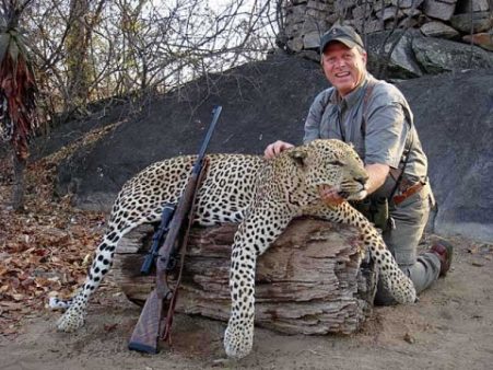 Leopard hunting