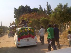 UPND in Mpatamatu, Luanshya road show