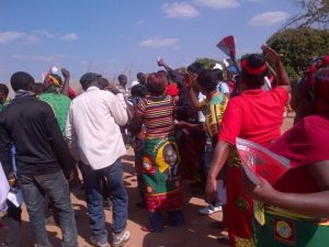 UPND in Mpatamatu, Luanshya road show