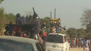 UPND in Mpatamatu, Luanshya road show