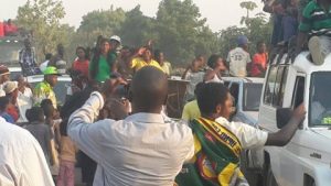 UPND in Mpatamatu, Luanshya road show