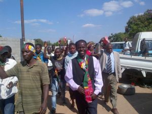 UPND in Mpatamatu, Luanshya road show