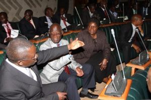 Members of Parliament during the opening of Parliament by President Sata on September 19,2014 -Picture by THOMAS NSAMA