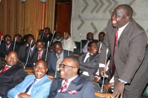 Members of Parliament during the opening of Parliament by President Sata on September 19,2014 -Picture by THOMAS NSAMA