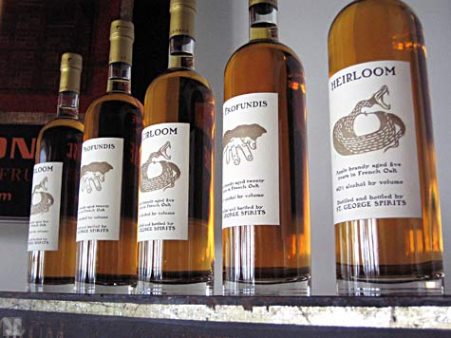 bottles of brandy