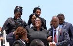 Jean Kapata, Mulenga Sata, Kalaba, arrival of Presidfent Sata's Body at Kenneth Kaunda International Airport from London on November 1,2014