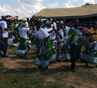 Warming up for the arrival of PF President Edgar Lungu