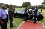 President Edgar Chagwa Lungu  arrivs back in Zambia