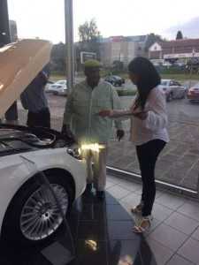 56th birthday GBM Mercedes Present
