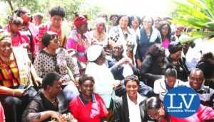 KK posing with some surviving women freedom fighters - Photo Credit Jean Mandela - Lusakavoice.com