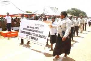 International Women's Day in Lusaka,Zambia on Sunday,March 8,2015