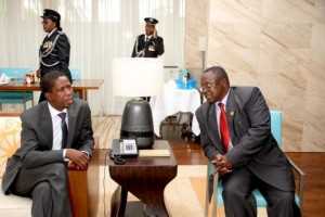 President Edgar Lungu on arrival at Sanya Phoenix International Airport for Boao forum in Hainan Province of China on March 27,2015 -Picture by THOMAS NSAMA