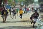 Kenyans turned on Somalis and attacked their shops, blaming them for Sunday's blast [AFP]