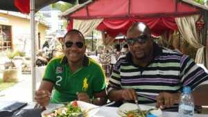 Mainga Mwaanga December 20, 2014 . Situation right now wit my homeboy Ellington the bawse,doing late lunch