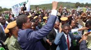 President Edgar Lungu on April 17,2015, Commissioned phase one of Micheal Chilufya Sata Hospital in Mpika- Pictures by EDDIE MWANALEZA