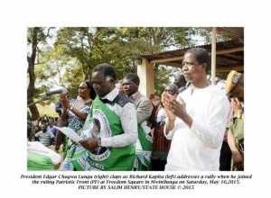 Richard Kapita, Edgar lungu