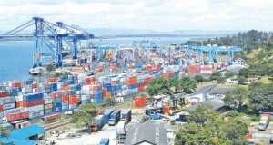 Mombasa port in Kenya