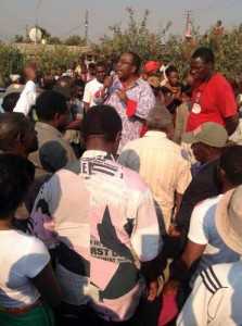 HH, GBM at Luanshya's Mikomfwa township