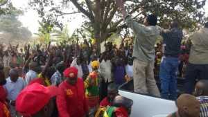 Hakainde Hichilema in Solwezi