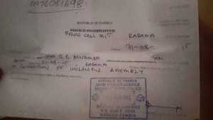 GBM summoned by Kasama Police.