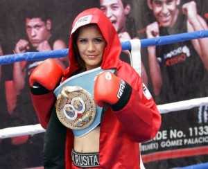 champion Yazmin Rivas of Mexico