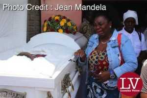 Lusaka residents, parish mates, work mates, friends paying last respect.