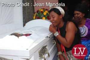 Lusaka residents, parish mates, work mates, friends paying last respect.