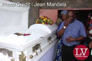 Lusaka residents, parish mates, work mates, friends paying last respect.
