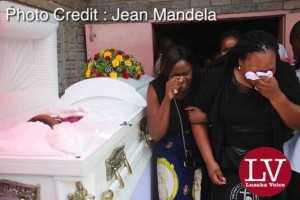 Lusaka residents, parish mates, work mates, friends paying last respect.