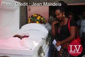 Lusaka residents, parish mates, work mates, friends paying last respect.