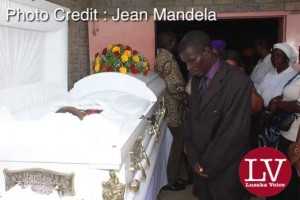Lusaka residents, parish mates, work mates, friends paying last respect.