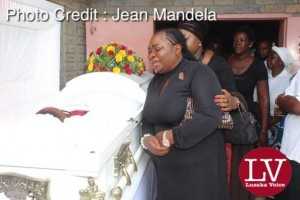 Lusaka residents, parish mates, work mates, friends paying last respect.