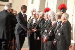 President Edgar Lungu at the Vatican