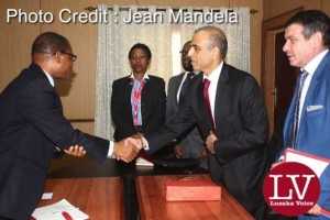 Bharti Airtel CEO and Chairman Sunil Bharti Mittal addressing the staff of the Airtel Networks Zambia Plc Staff at the head office (Manda Hill).