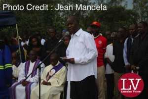 Late Faith Kandaba burial at Lusaka Memorial Par