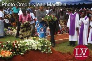 Late Faith Kandaba burial at Lusaka Memorial Par