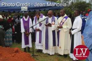 Late Faith Kandaba burial at Lusaka Memorial Par